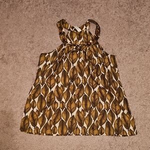 Leaf Print Kids Camisole Top